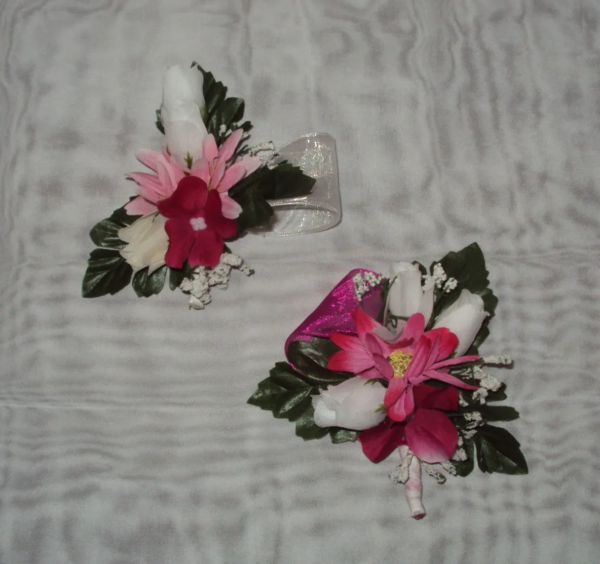 Pink Lily Bridal Wedding Flowers 8 Piece Package - Image 4
