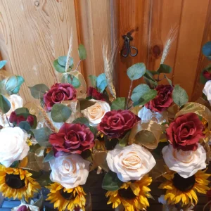 Sunflowers Guest Table Arrangement Set of 6