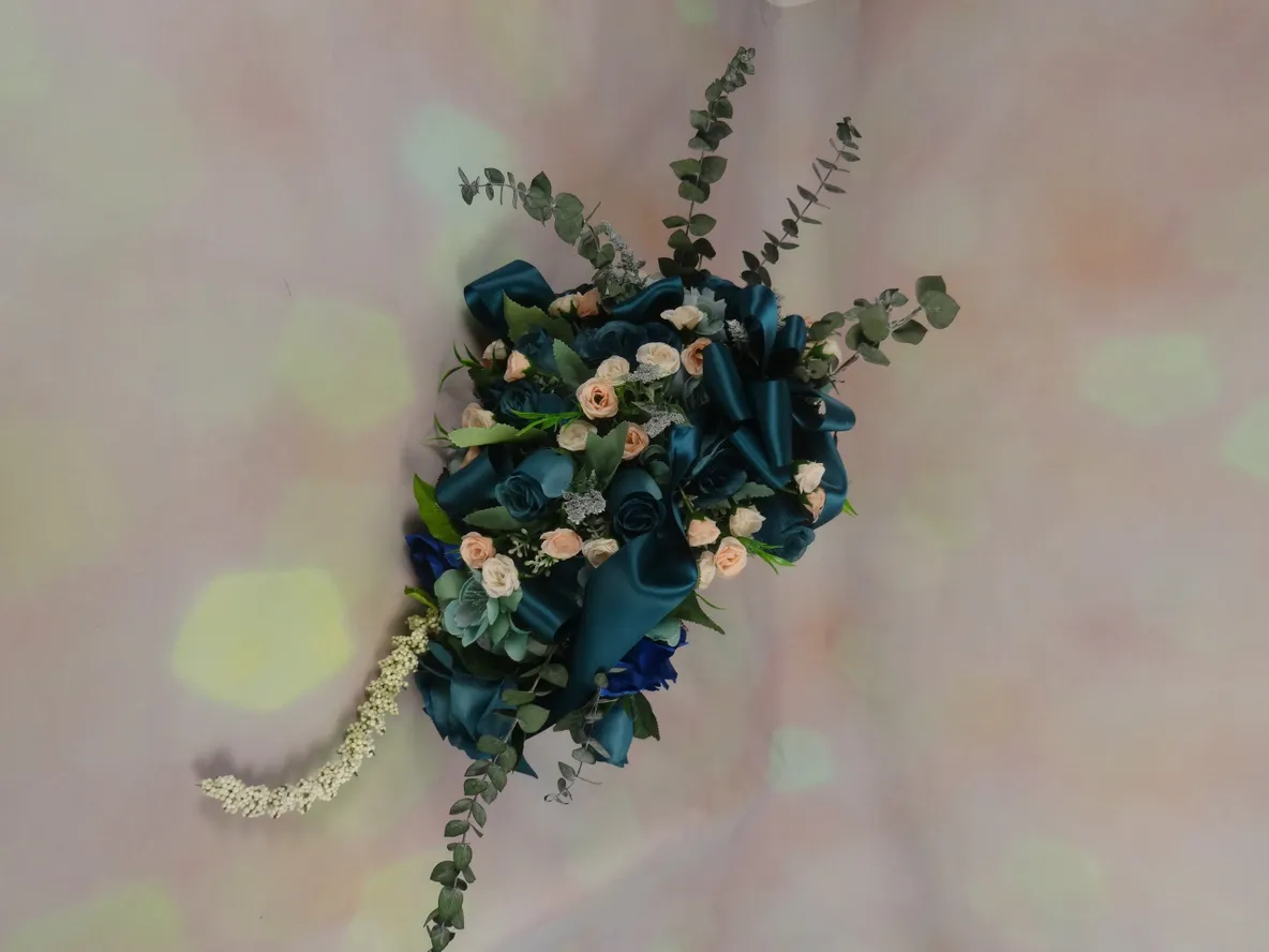 Teal & Blush Bridal Wedding Package 4 Piece - Image 5