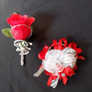 Wrist Corsage and Boutonniere